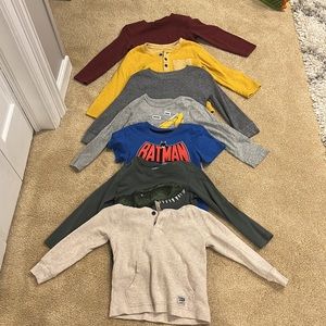 Bundle of 7 shirts. Toddler boys 4T. Perfect condition with no flaws.